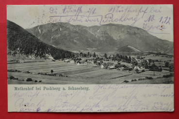 AK Muthenhof bei Puchberg a Schneeberg / 1900 / Strassen / Niederösterreich